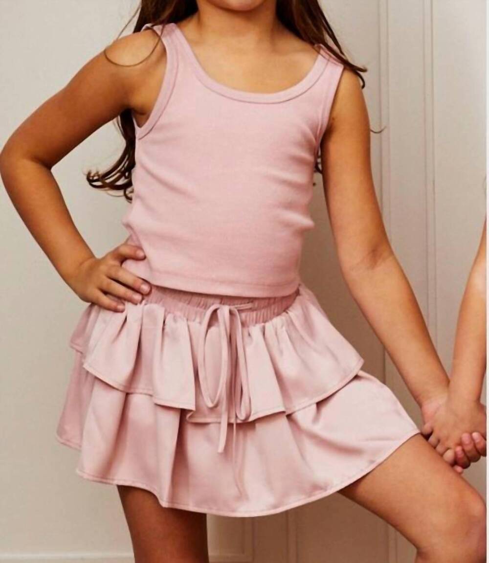 NEW THEME harlow heart cut out tank top in ballet pink